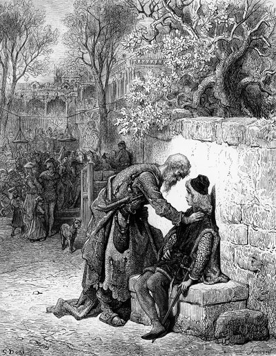 The Wedding Guest Being Prevented by the Ancient Mariner from Attending the Wedding, Scene from 